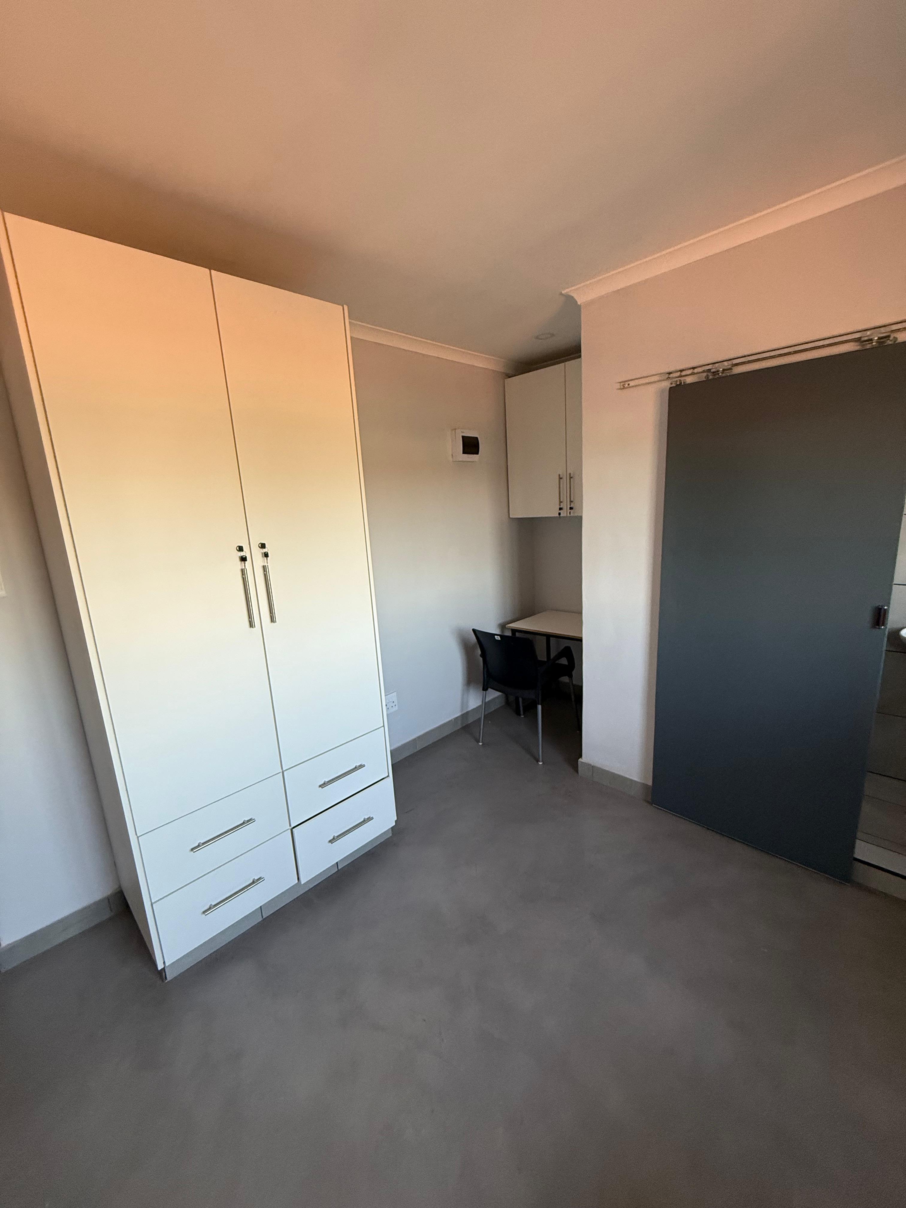Student housing interior study space